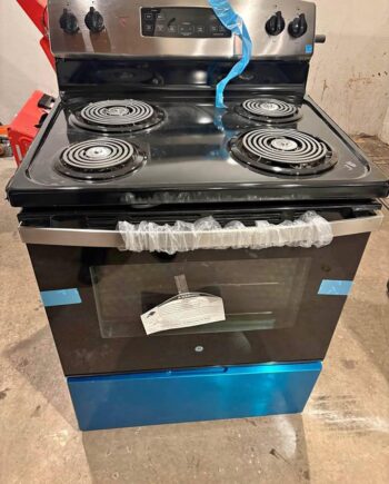 New electric stove with coils