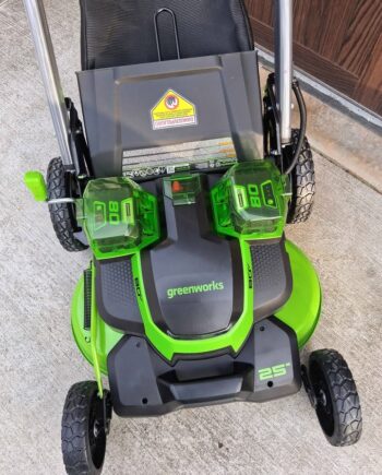 LAWN MOWER, NEW, 80V 25" SELF PROPELLED, DUAL Blades, 2 batt. & 1 charger