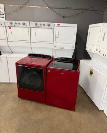 Used New Red whirlpool set