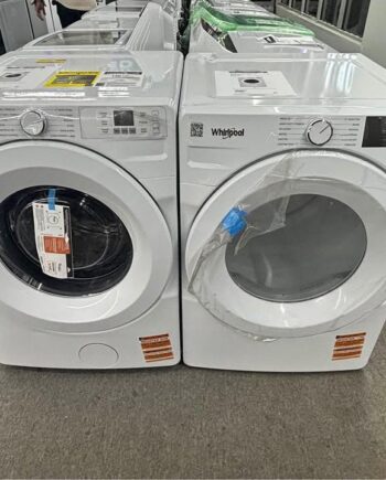 New whirlpool front load set