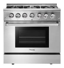 Gas range and Electric range